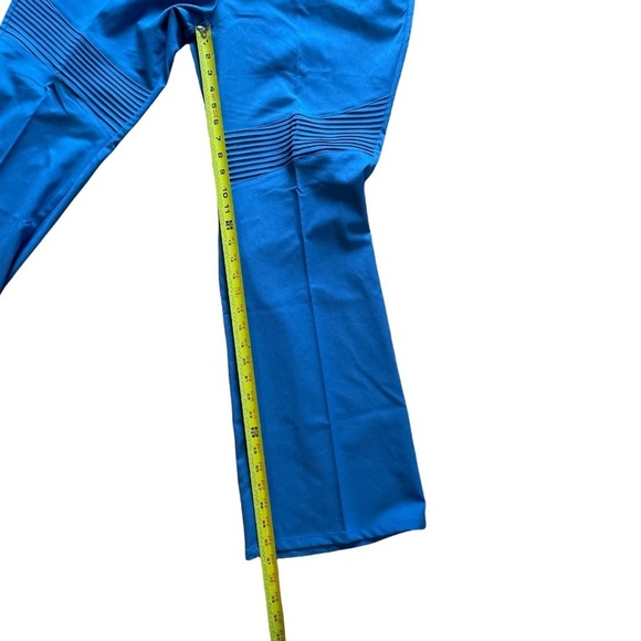 Rant Ceil Blue Medical Scrub Pants with Moto design. Size Medium - Picture 8 of 10